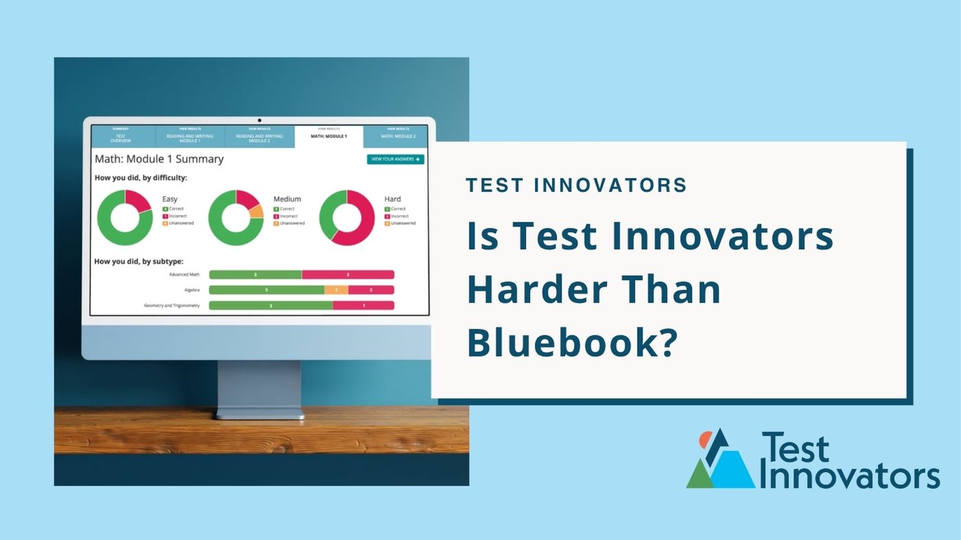 Is Test Innovators Harder Than Bluebook?