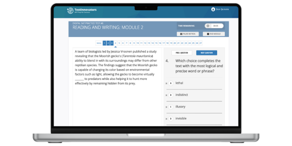 Digital SAT Practice Tests - Test Innovators