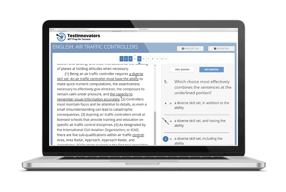 ACT Prep Store ACT Practice Test by Test Innovators
