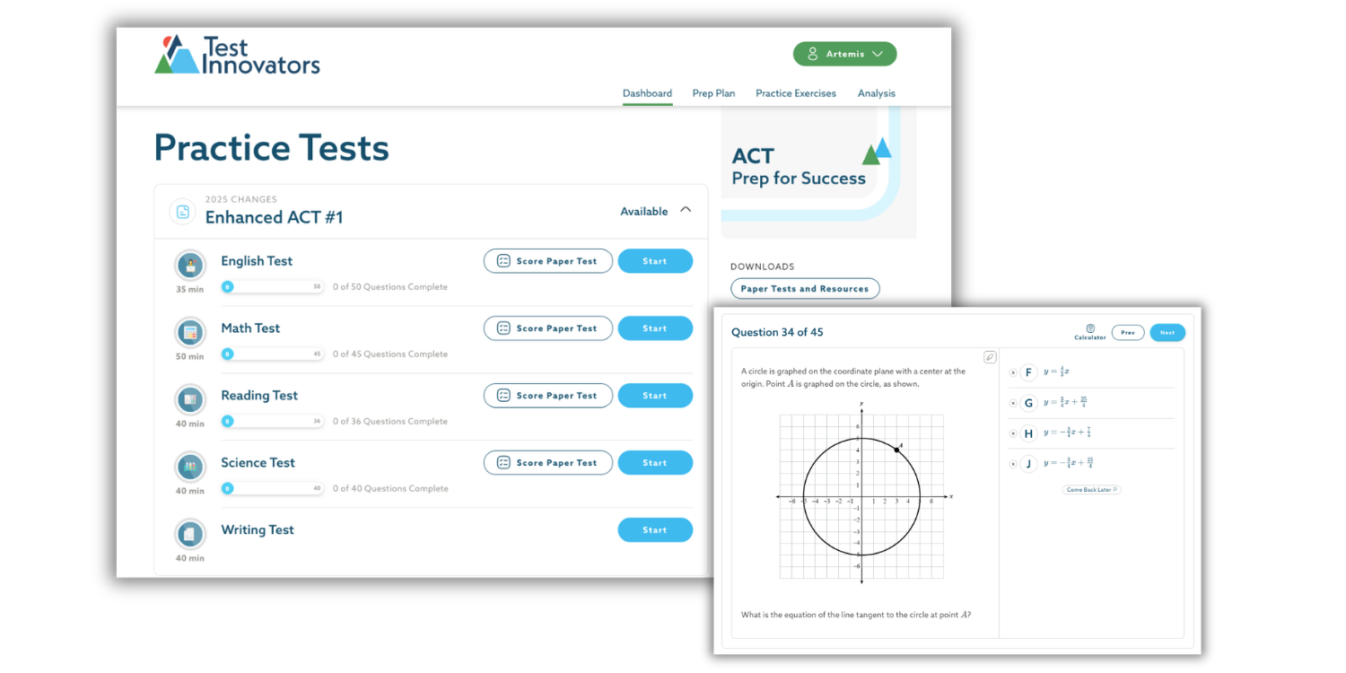 Take an ACT Practice Test